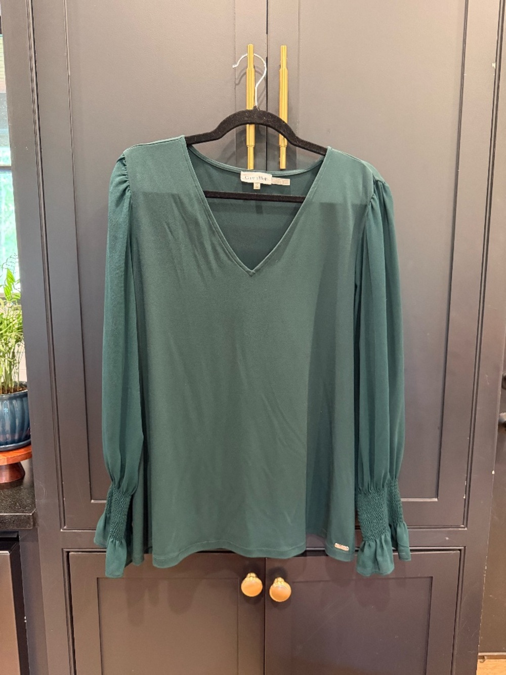 Calvin Klein V Neck Blouse